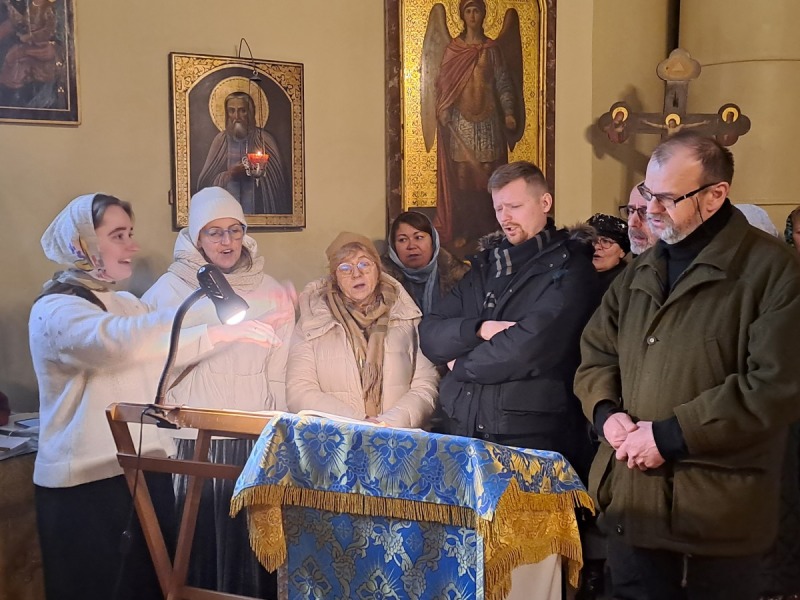 Wilno III. Liturgia w Soborze, luty 2024