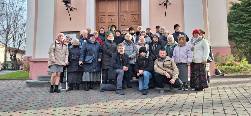 Z grupą „Pielgrzymi w Bogu” w 2024 roku