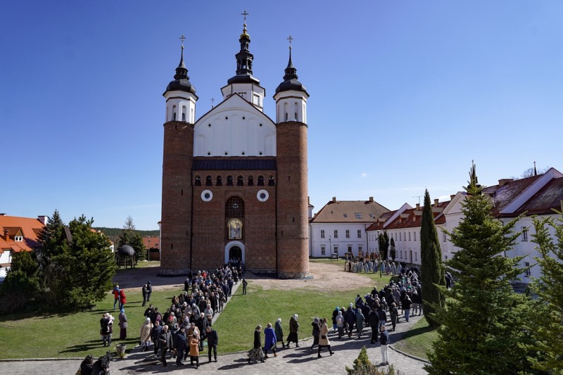 Święto Zwiastowania Przenajświętszej Bogurodzicy w supraskim monasterze