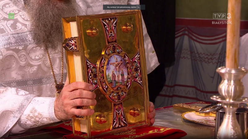 Liturgia wielkanocna z monasteru w Supraślu
