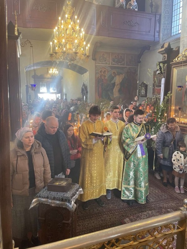 Niedziela Wejścia Chrystusa do Jerozolimy w lubelskiej cerkwi katedralnej