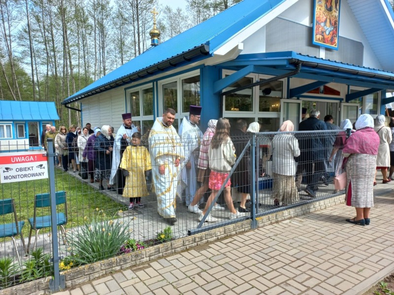 Pielgrzymka Bractwa Trzech Świętych Hierarchów do Miękisz