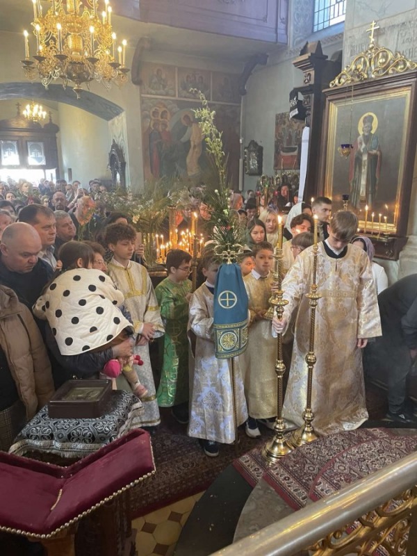 Niedziela Wejścia Chrystusa do Jerozolimy w lubelskiej cerkwi katedralnej