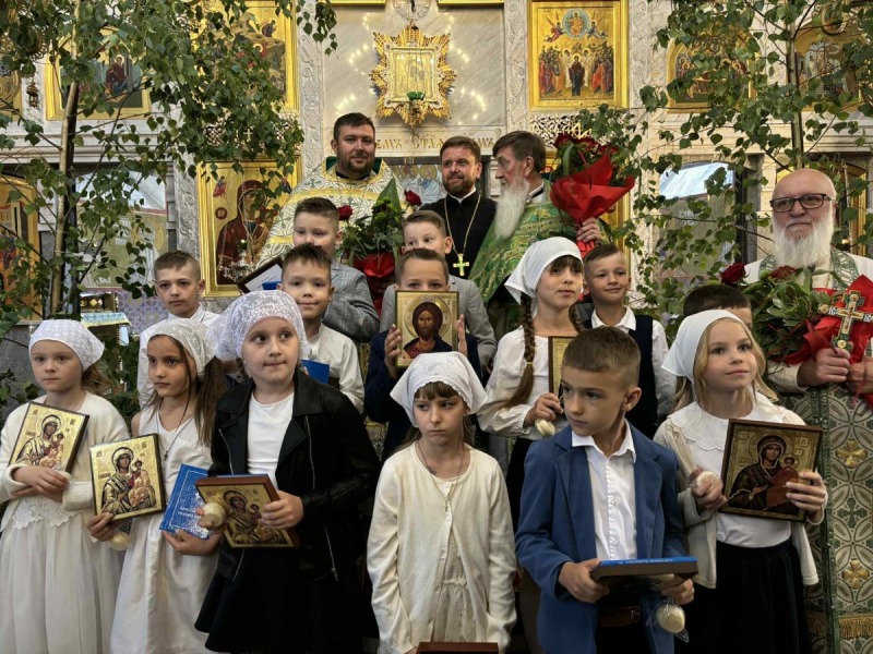 Pierwsza spowiedź dzieci w parafii prawosławnej w Gródku