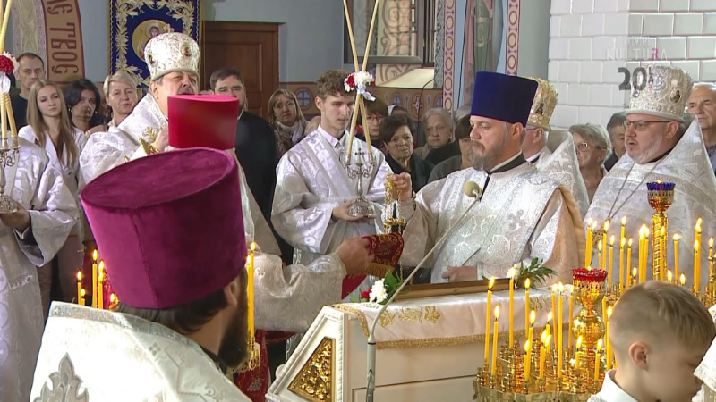 Liturgia prawosławna z cerkwi w Sławatyczach