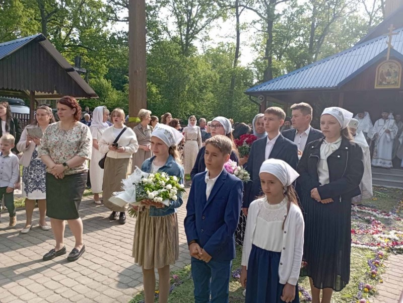 Poświęcenie cerkwi św.św. Braci Machabeuszów na Krynoczce po remoncie