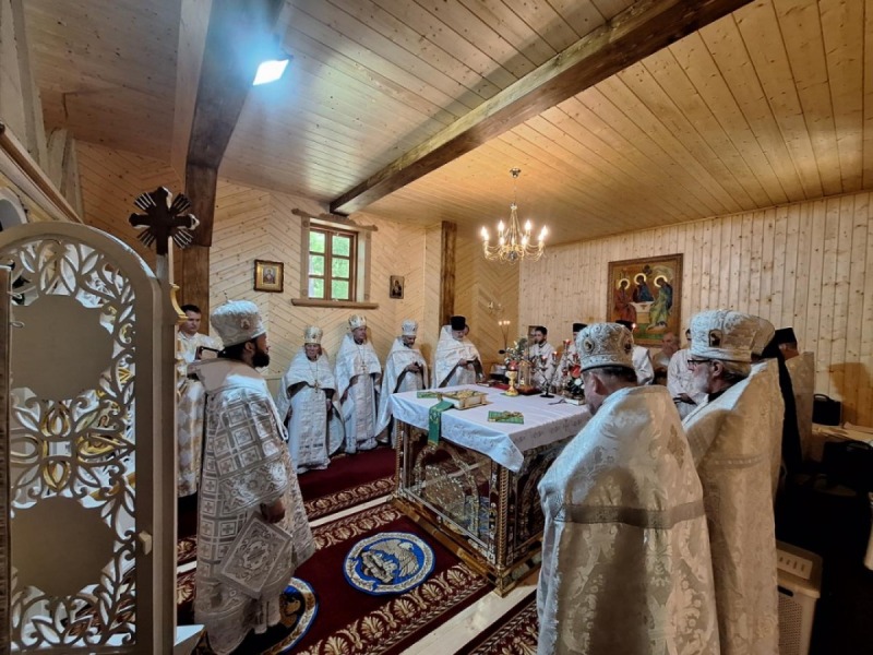 Poświęcenie cerkwi św.św. Braci Machabeuszów na Krynoczce po remoncie