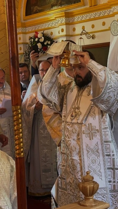 Poświęcenie cerkwi św.św. Braci Machabeuszów na Krynoczce po remoncie