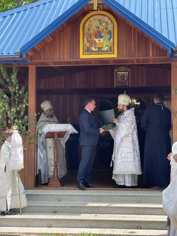 Poświęcenie cerkwi św.św. Braci Machabeuszów na Krynoczce po remoncie