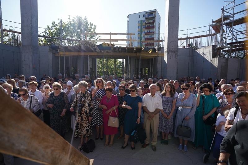 Wmurowanie kamienia węgielnego pod budowę cerkwi na Białostoczku