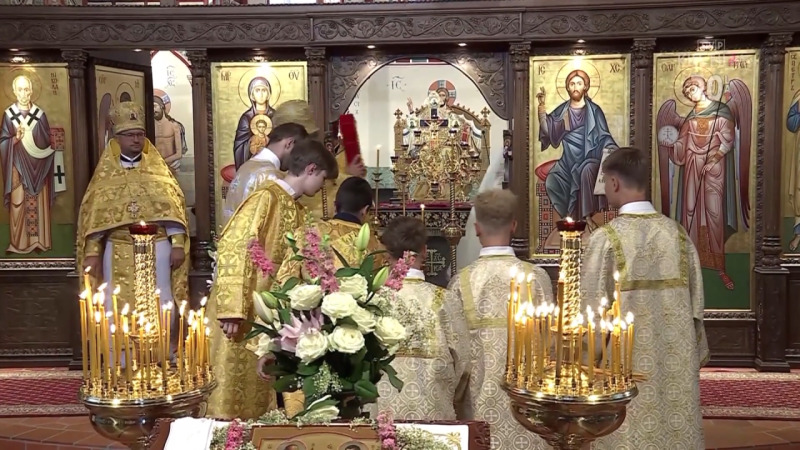 Liturgia z cerkwi w Stargardzie