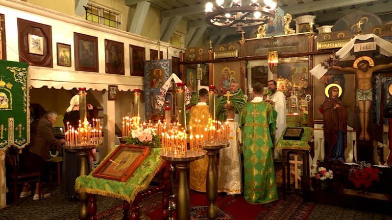 Liturgia prawosławna w Pasłęku