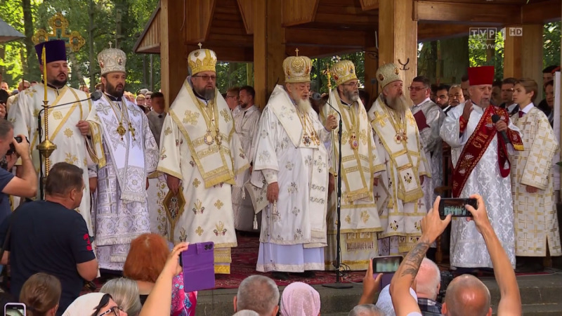 Przemienienie Pańskie - liturgia prawosławna na Św. Górze Grabarce