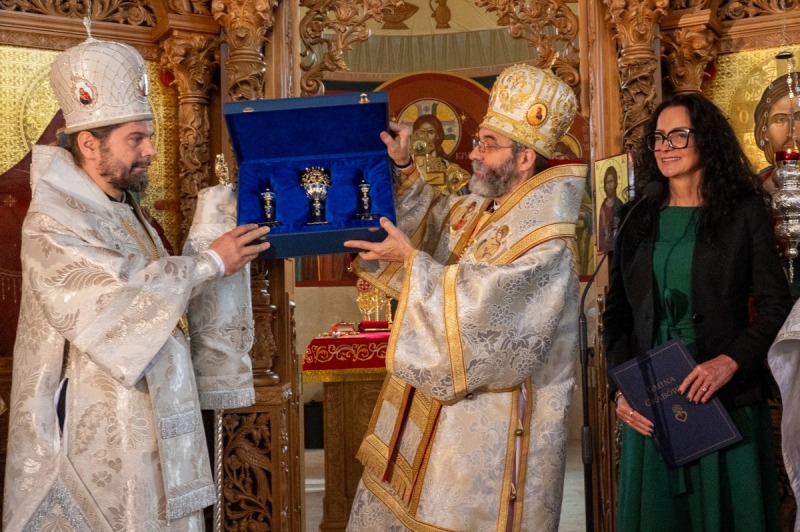 Oświęcenie cerkwi św. Wielkomęczennika Pantelejmona w Zaściankach