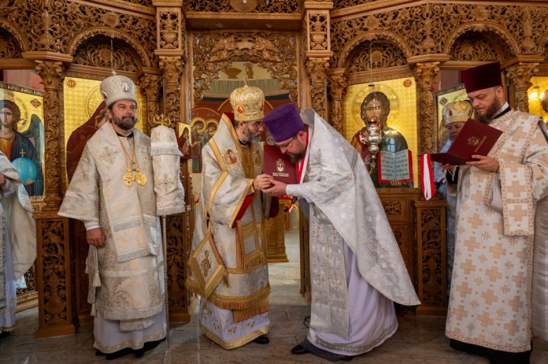 Oświęcenie cerkwi św. Wielkomęczennika Pantelejmona w Zaściankach