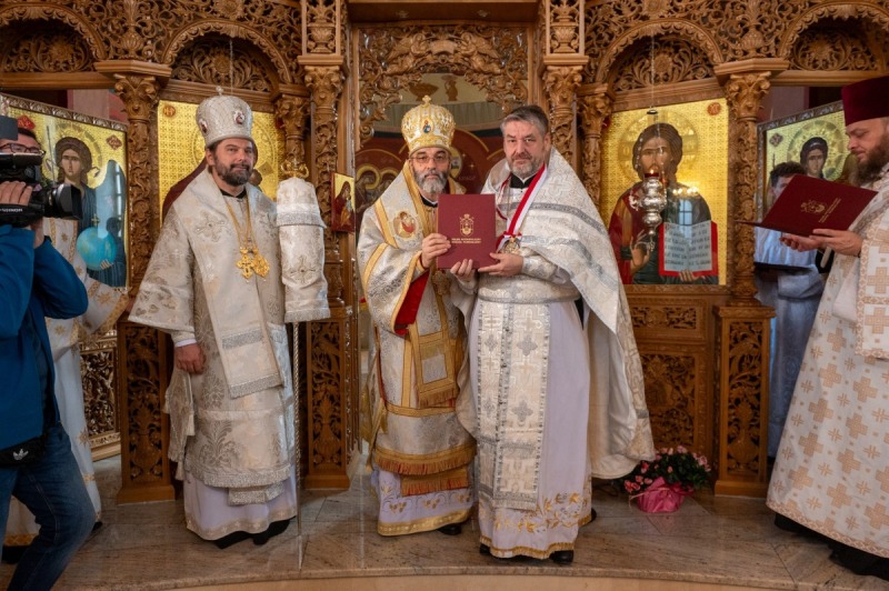 Oświęcenie cerkwi św. Wielkomęczennika Pantelejmona w Zaściankach