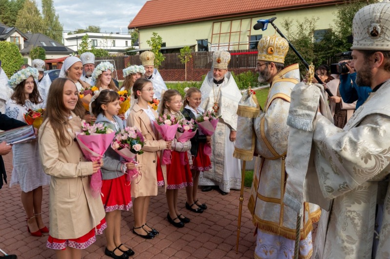 Oświęcenie cerkwi św. Wielkomęczennika Pantelejmona w Zaściankach