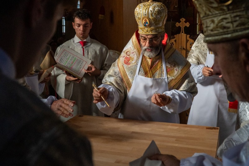 Oświęcenie cerkwi św. Wielkomęczennika Pantelejmona w Zaściankach