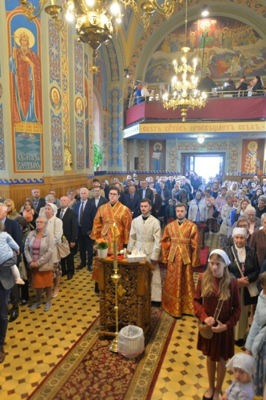Podwyższenia Krzyża Pańskiego i chirotonia diakońska w Białymstoku