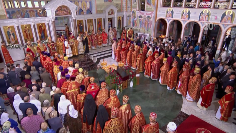Liturgia z cerkwi Hagia Sophia w Warszawie. Kanonizacja Męczenników Katyńskich