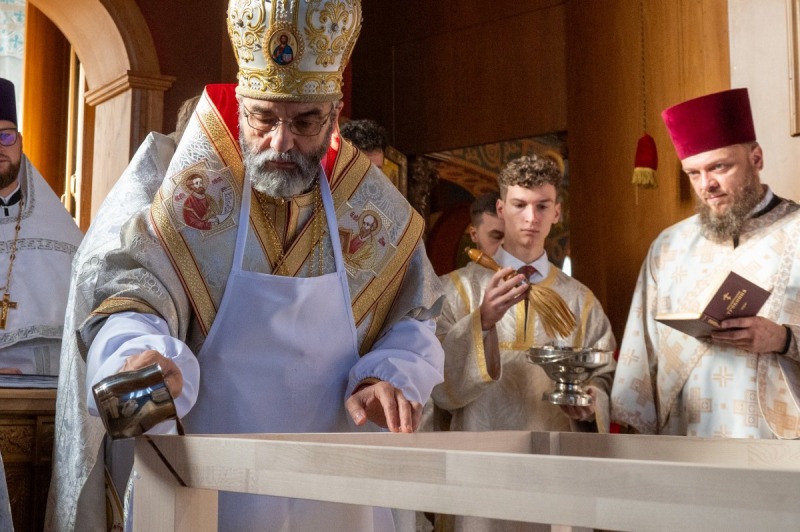 Oświęcenie cerkwi św. Wielkomęczennika Pantelejmona w Zaściankach