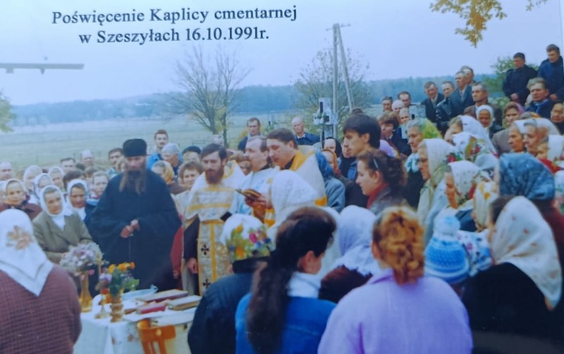 Wspomnienie św. Sylwana z Atosu w kaplicy cmentarnej pw. św. Pantelejmona w Szeszyłach