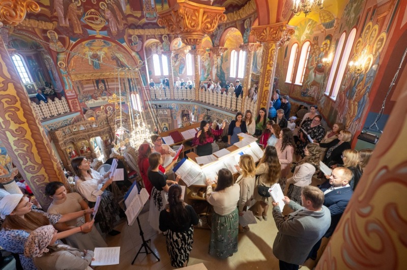 Oświęcenie cerkwi św. Wielkomęczennika Pantelejmona w Zaściankach