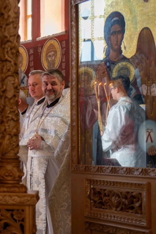 Oświęcenie cerkwi św. Wielkomęczennika Pantelejmona w Zaściankach