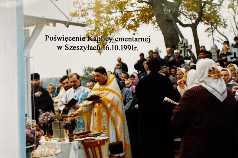 Wspomnienie św. Sylwana z Atosu w kaplicy cmentarnej pw. św. Pantelejmona w Szeszyłach