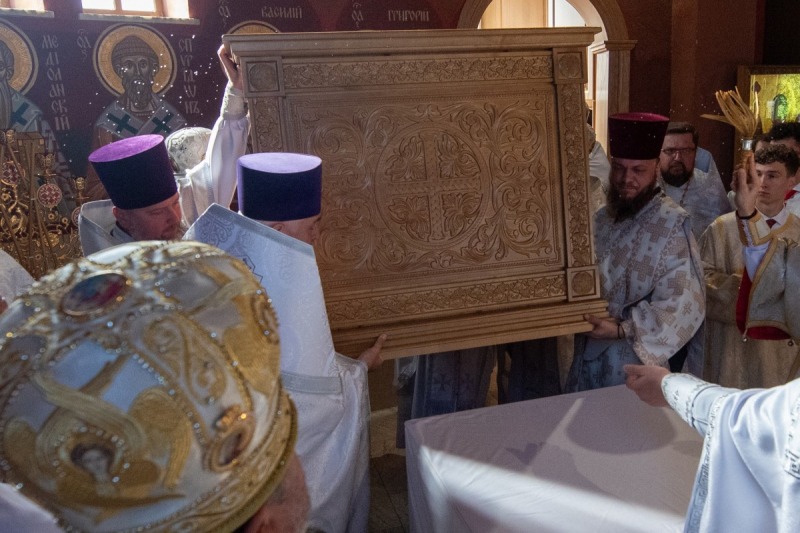 Oświęcenie cerkwi św. Wielkomęczennika Pantelejmona w Zaściankach