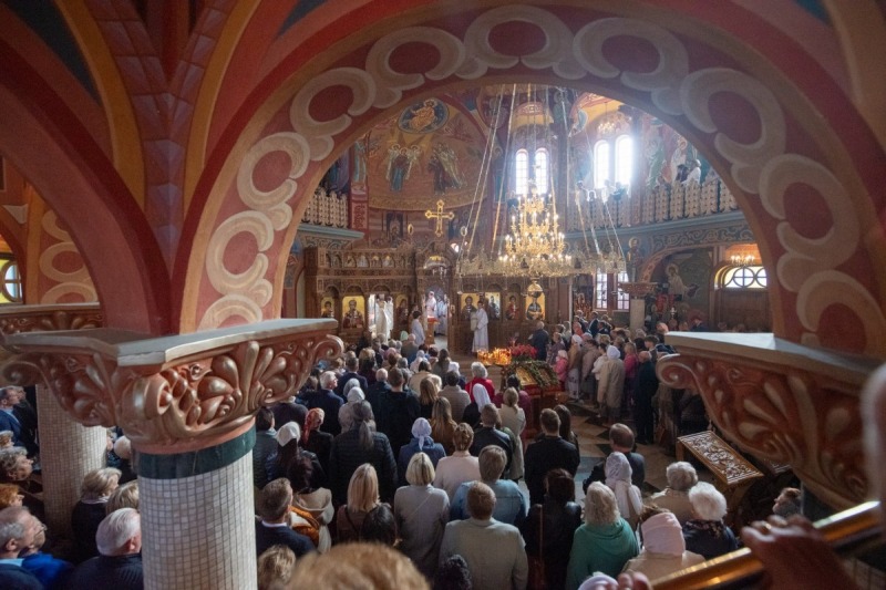 Oświęcenie cerkwi św. Wielkomęczennika Pantelejmona w Zaściankach