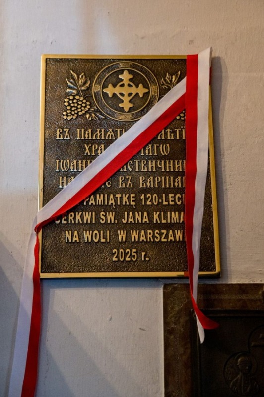 120-lecie cerkwi św. Jana Klimaka na warszawskiej Woli
