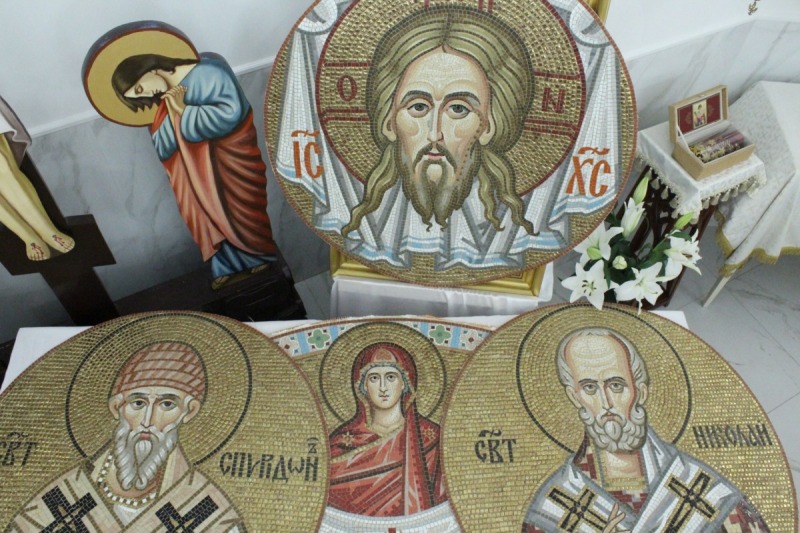 Poświęcenie mozaik w Mińsku Mazowieckim