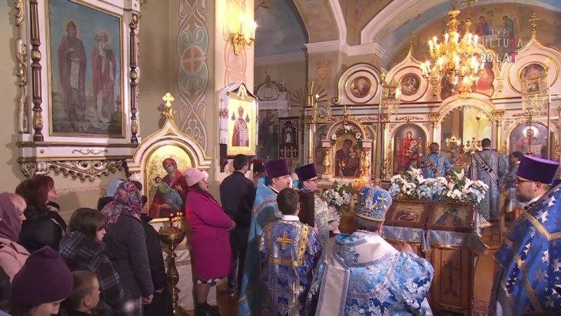 Liturgia prawosławna z cerkwi w Tarnogrodzie