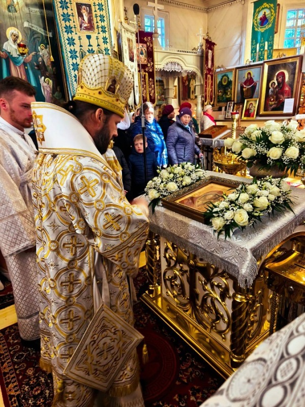 Poświęcenie ołtarza cerkwi w Kuraszewie