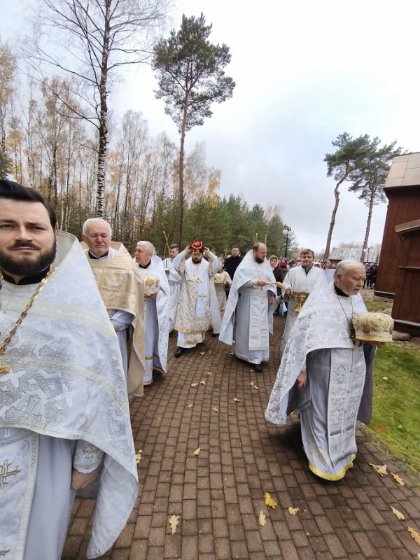 Poświęcenie ołtarza cerkwi w Kuraszewie
