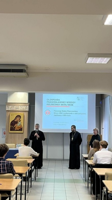Pierwszy etap Olimpiady Prawosławnej Wiedzy Religijnej