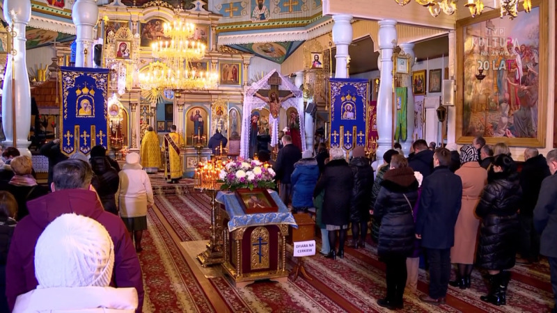Liturgia prawosławna z cerkwi w Narwi