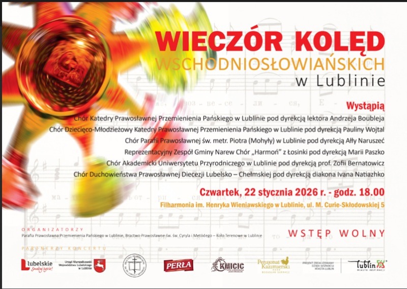  Wieczór kolęd wschodniosłowiańskich w Lublinie