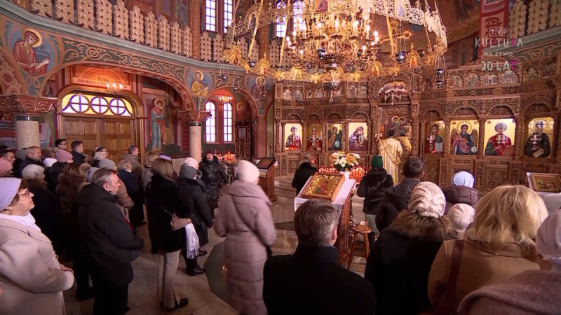 Liturgia prawosławna z cerkwi w Zaściankach