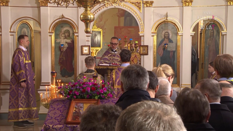Liturgia prawosławna z cerkwi w Fastach