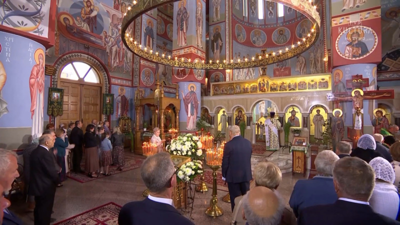 Liturgia prawosławna z cerkwi w Bielsku Podlaskim