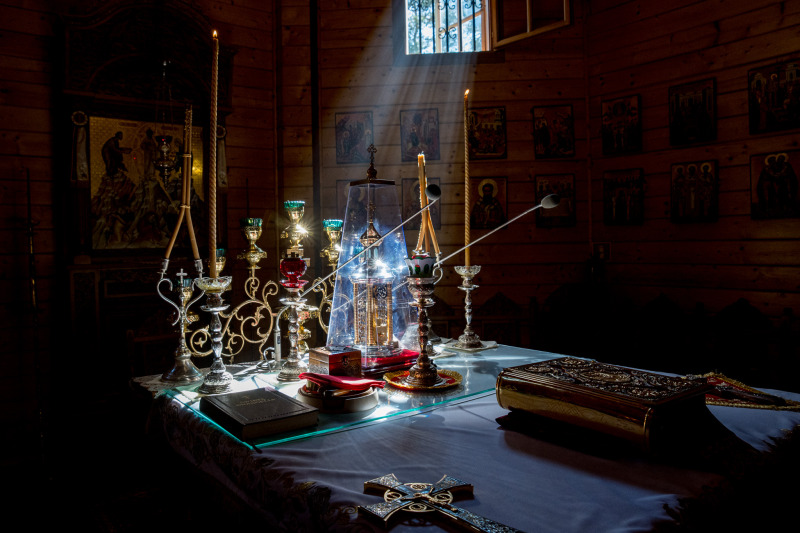 Święto Przemienienia Pańskiego w monasterze w Sakach