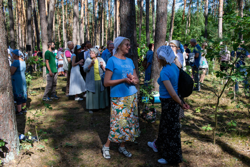 Leśna Liturgia w drodze na Grabarkę