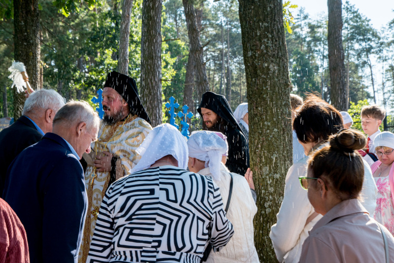 Święto Przemienienia Pańskiego w monasterze w Sakach