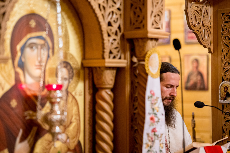 Święto Przemienienia Pańskiego w monasterze w Sakach