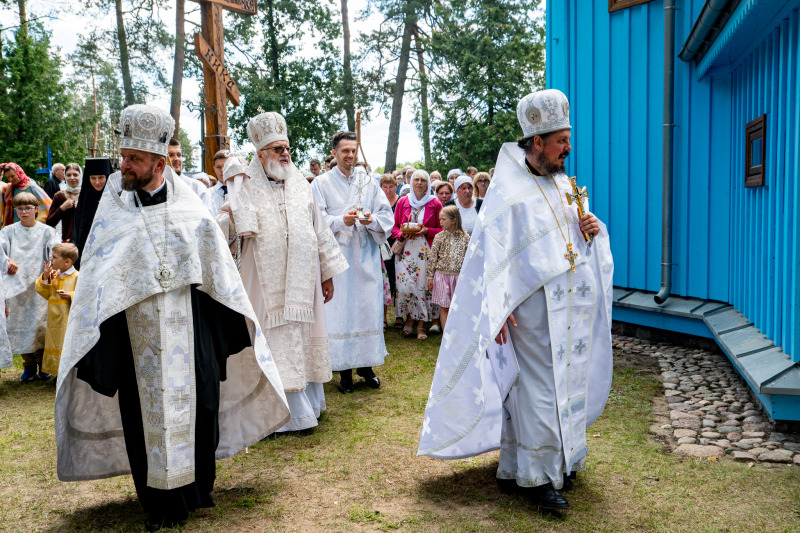 Święto Przemienienia Pańskiego w monasterze w Sakach