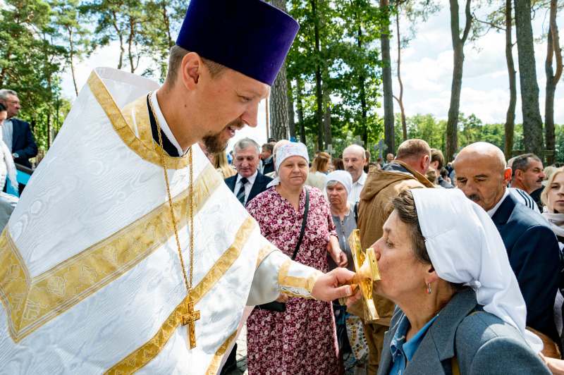 Święto Przemienienia Pańskiego w monasterze w Sakach