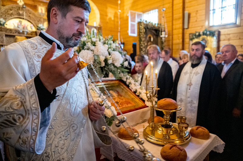 Święto Przemienienia Pańskiego w monasterze w Sakach