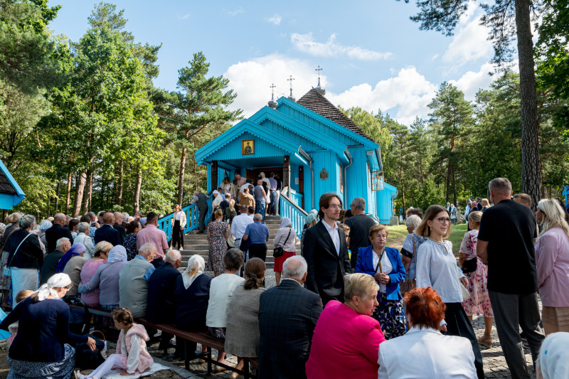 Święto Przemienienia Pańskiego w monasterze w Sakach